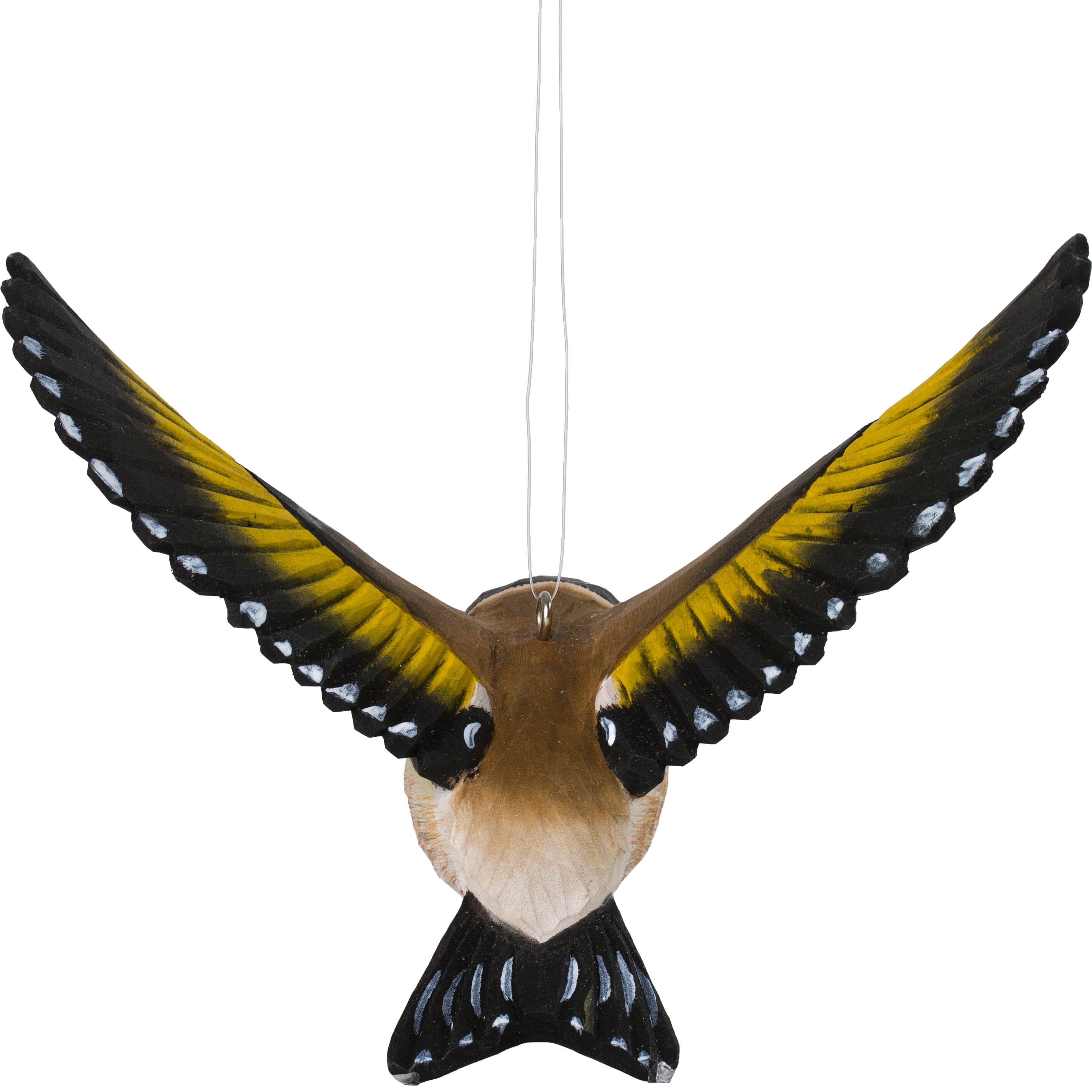 Wildlife Garden】木製DecoBird / ゴシキヒワ / Goldfinch | Made with