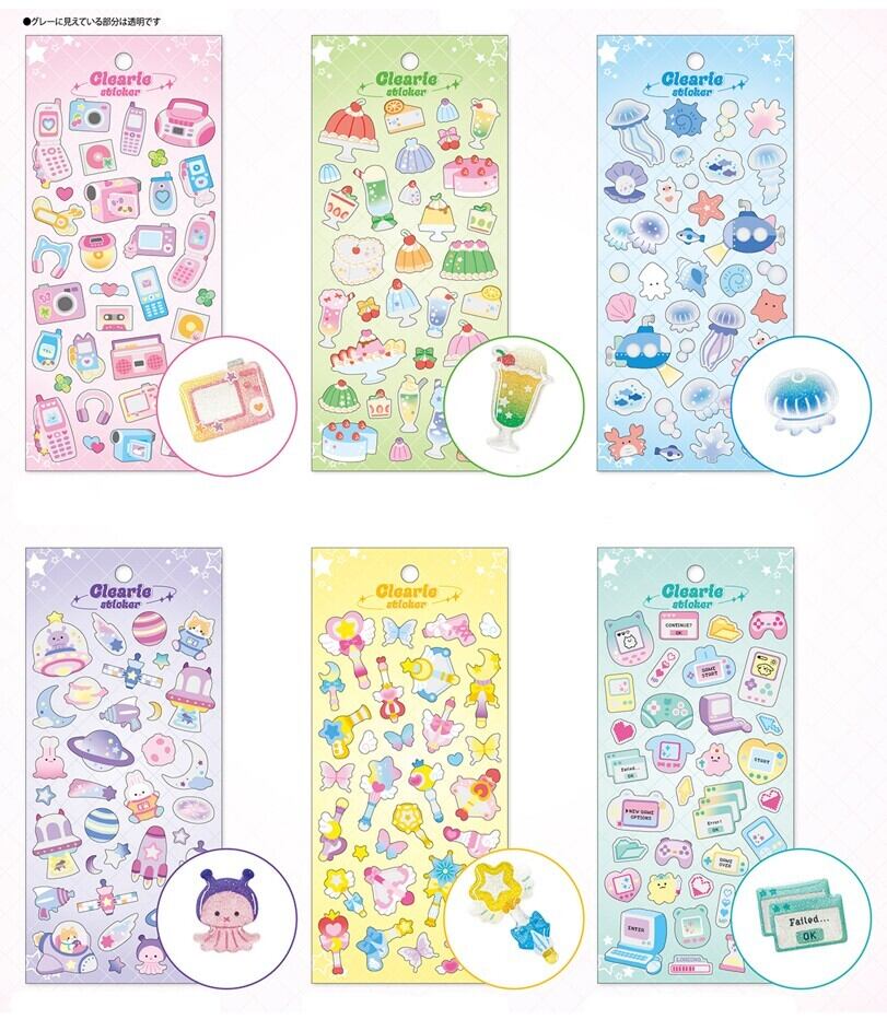 ステッカー クリアリー ステッカー miw_82735_82740 Clearie sticker