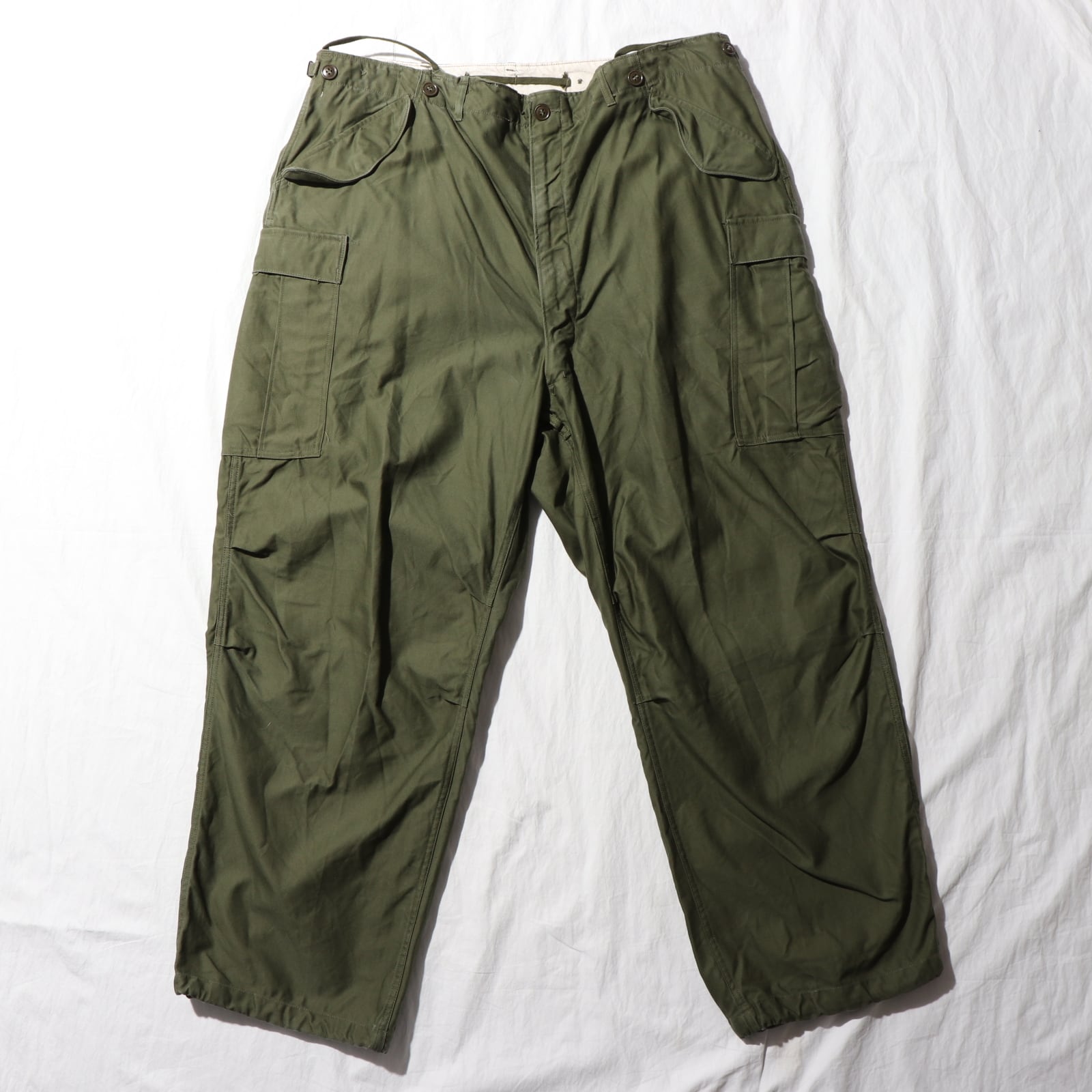 50s 極美品 アメリカ軍実物 M51カーゴパンツ Sサイズ(L相当)M-51 M-51 50s カーゴパンツヴィンテージ