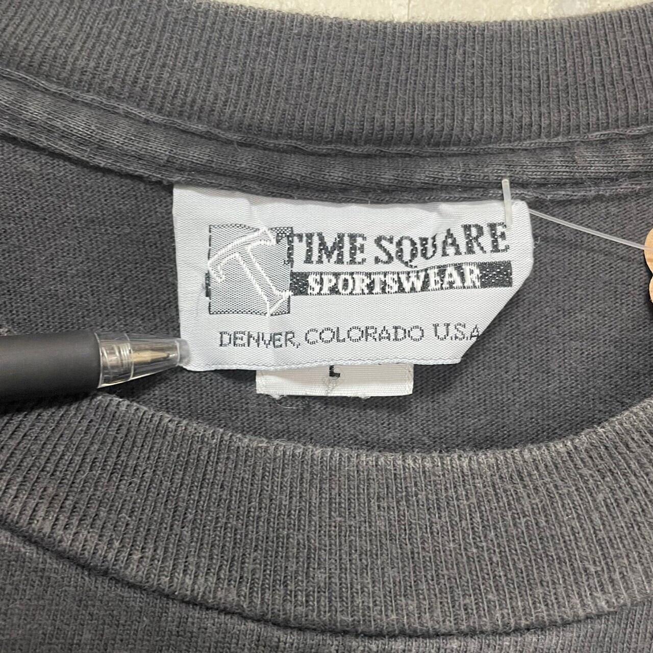 Made in USA】TIME SQUARE 半袖Tシャツ L コットン100% 刺繍 | 古着屋 