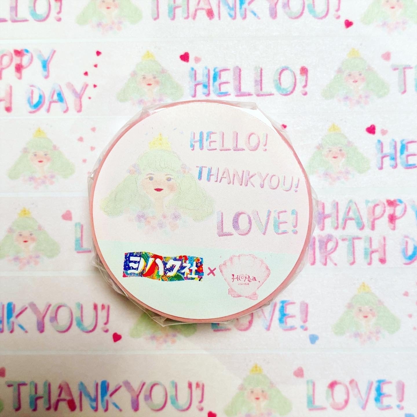 hopea×ヨハク社 Love message 15mmマステ YO09