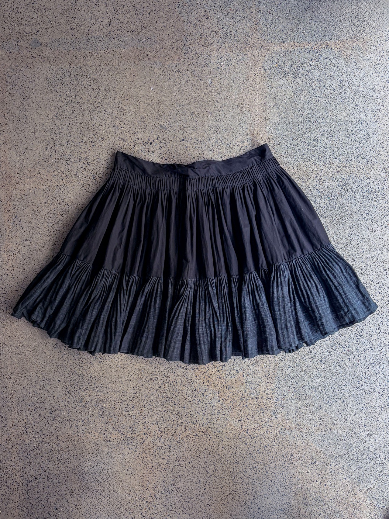 tay Original【BLACK and RE-SEW】／Vintage H'mong Skirt