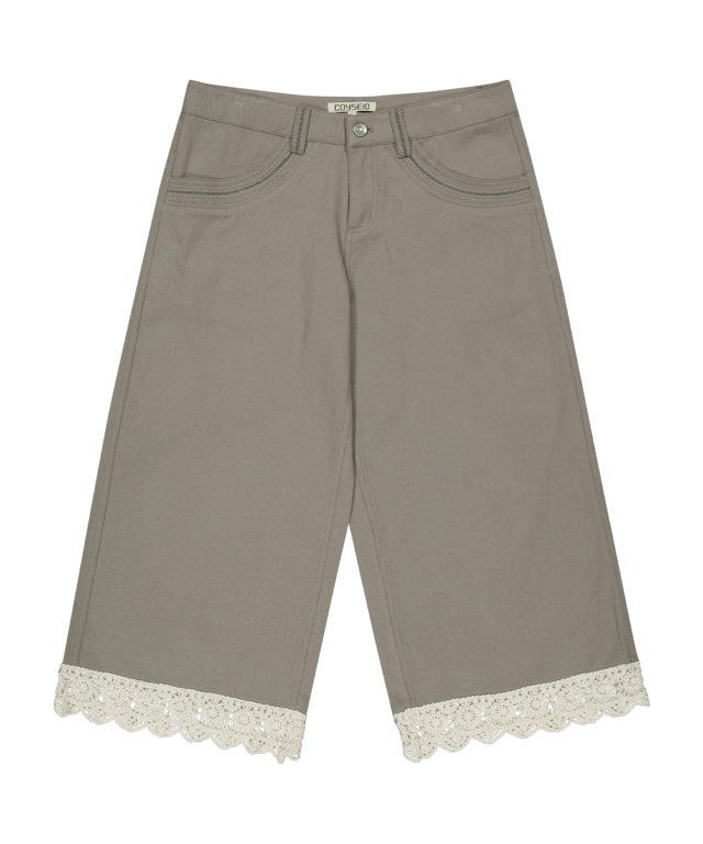 [COYSEIO] KNIT LACE PANTS ASH BROWN 正規品 韓国ブランド 韓国通販 韓国代行 韓国ファッション コイセイオ 日本 店舗