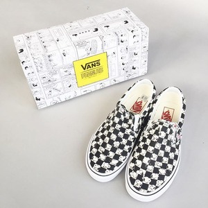 VANS × PEANUTS / CLASSIC SLIP-ON / SNOOPY CHECKERBRD /  バンズ × ピーナッツ / クラシックスリッポン / VN0A38F7QQO