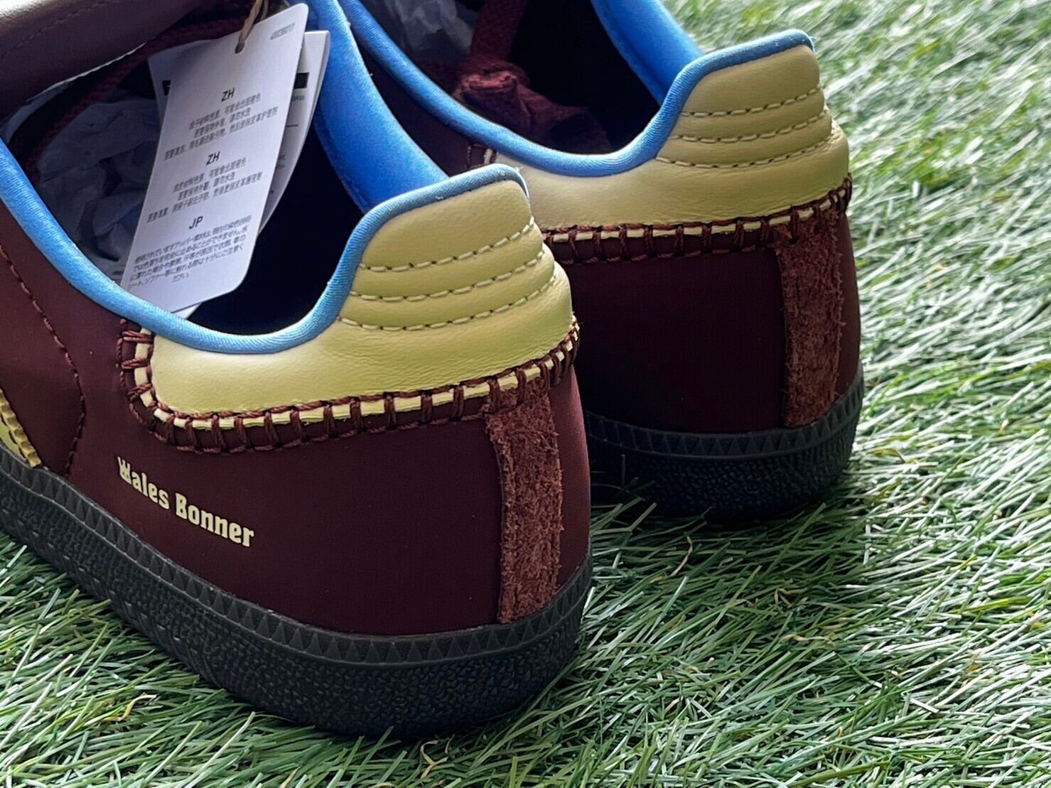 adidas × WALES BONNER SAMBA NYLON LOW FOX BROWN SANDY BEIGE LUCKY 