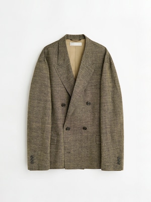 OUR LEGACY HALT BLAZER Deep Husk Soft Grain Weave M2260HDH