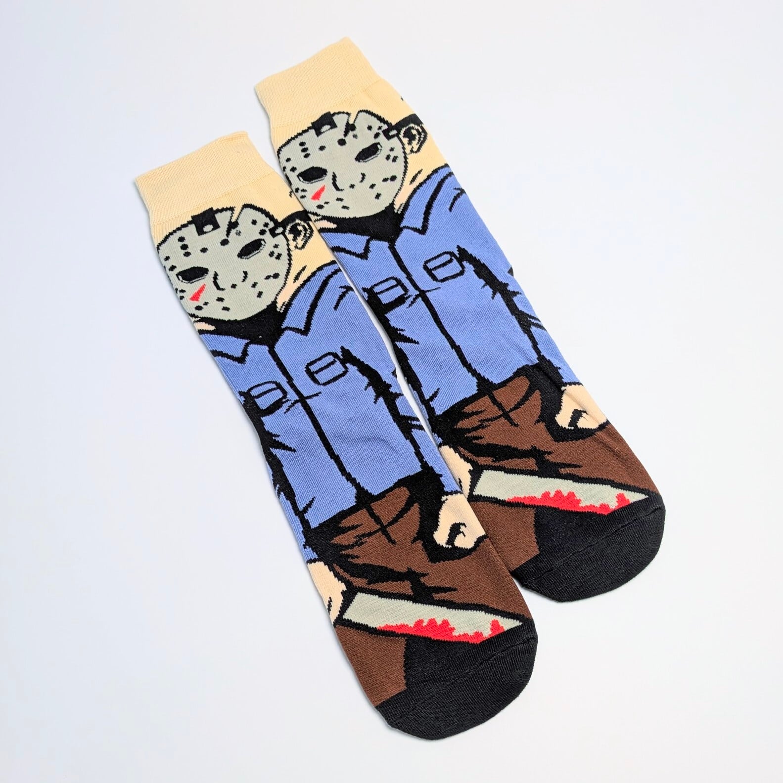 ♧【 crew socks / クルーソックス 】Friday the 13th( 13日の金曜日 )『 ジェイソン 』 / 靴下 / ソックス〚アメリカン雑貨 アメトイ〛