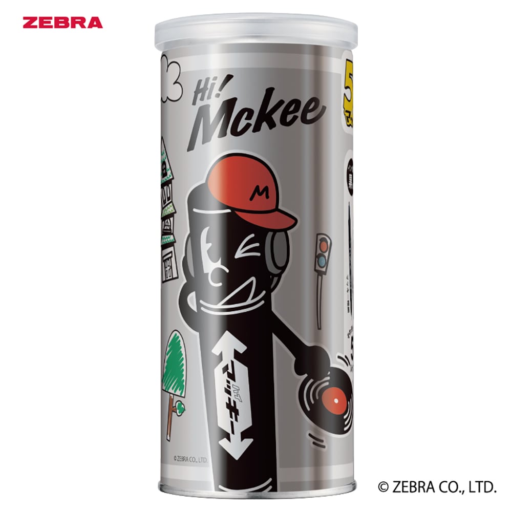 数量限定】ゼブラ マッキーCAN 油性マジック 銀缶Hi! Mckee C-MO-MC