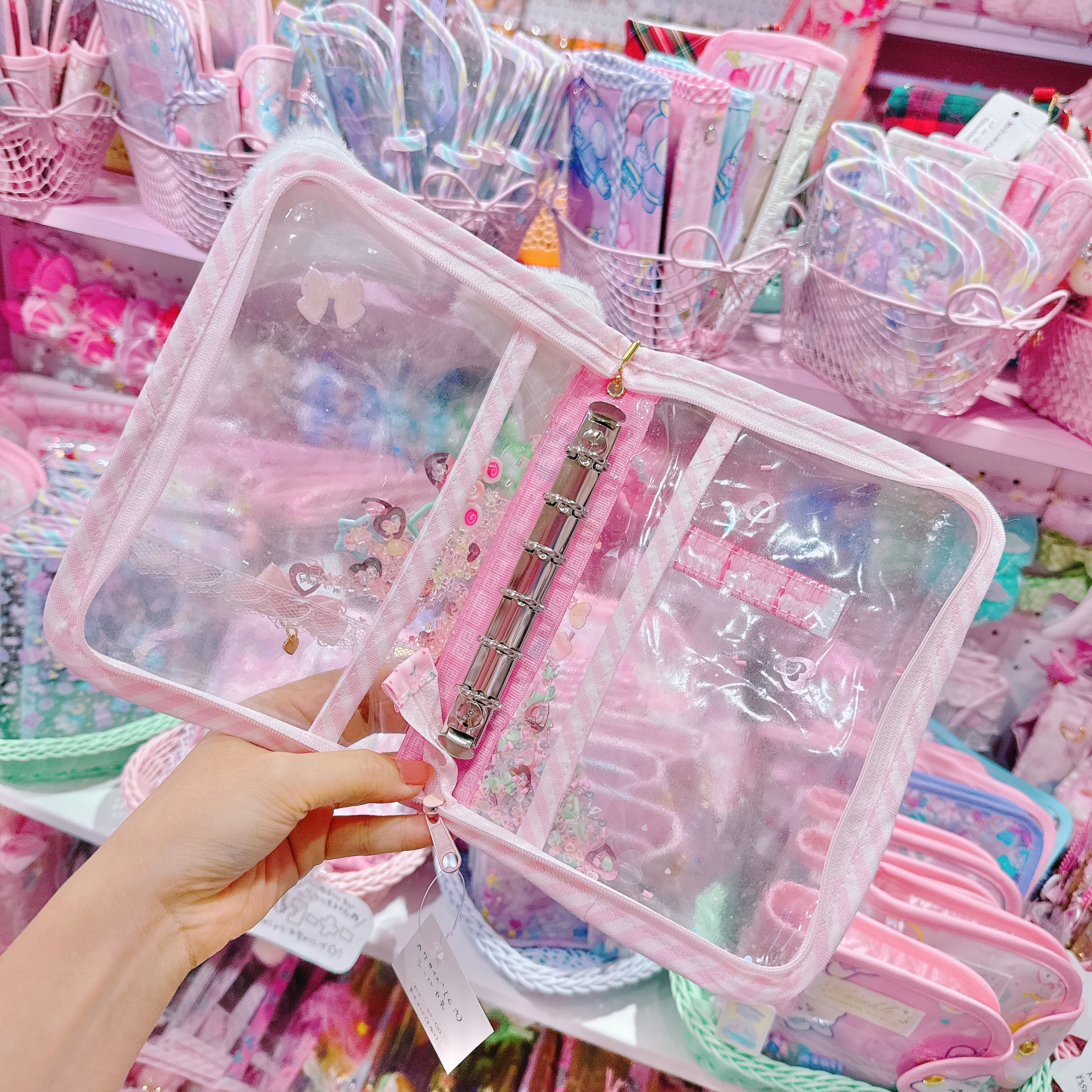 【K2】80-11ねこみみA7シール帳（６穴）