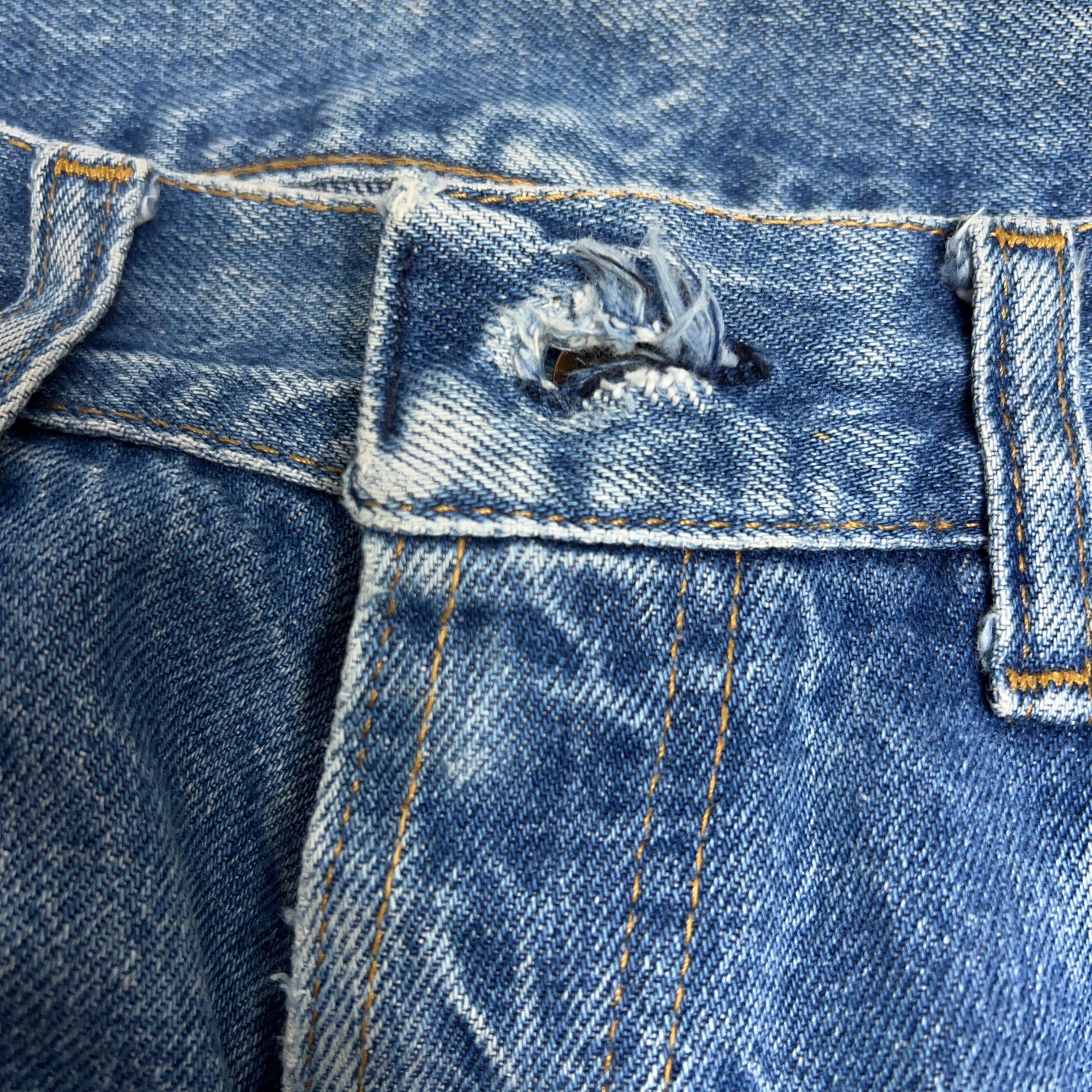 80's “ROEBUCKS” Bootcut Denim Pants SEARS W33 L30 80年代 シアーズ ローバックス  ブーツカットデニムパンツ フレア【0908A101】【送料無料】