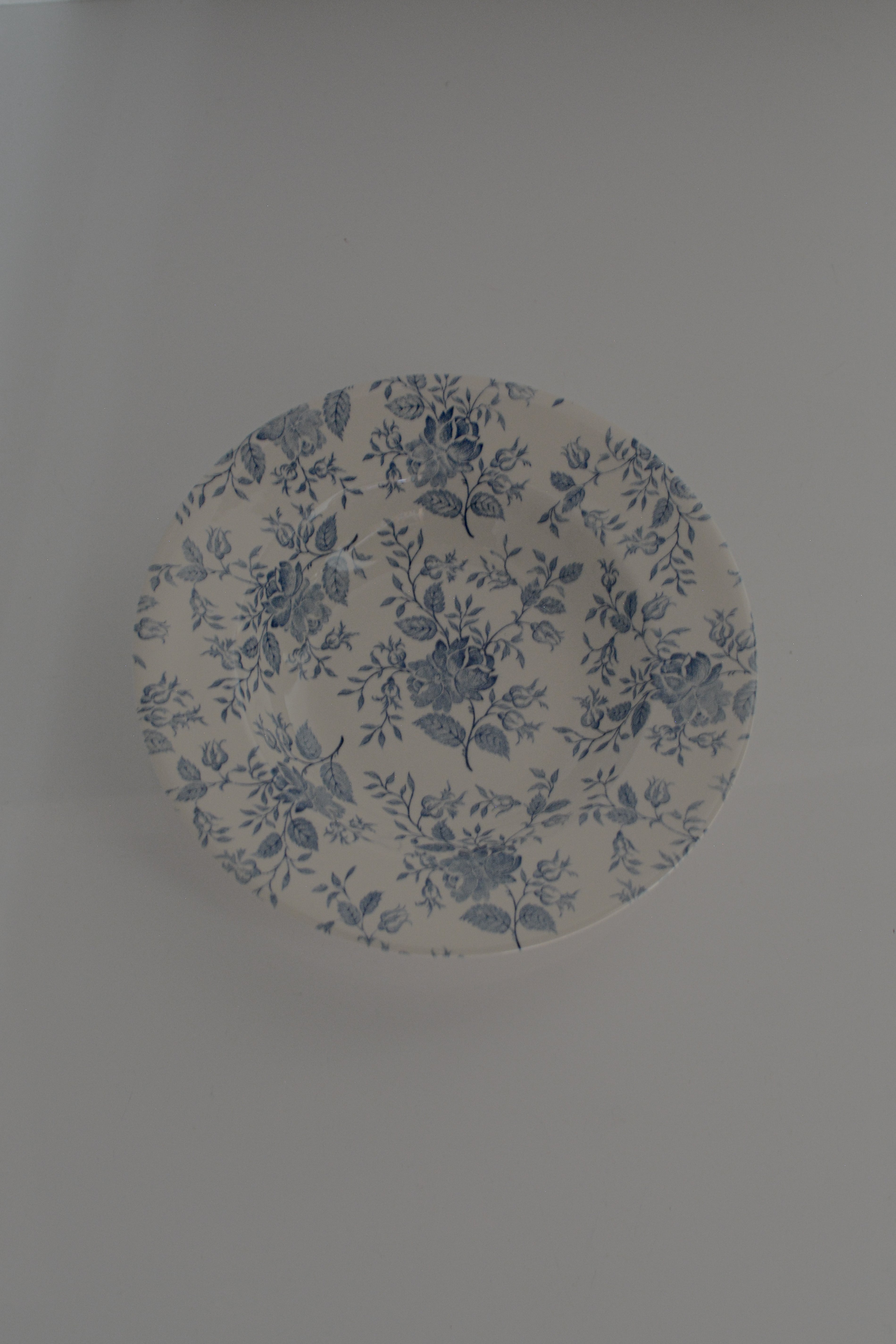 vintage soup plate English Ironstone Tablewar Morning Bloom