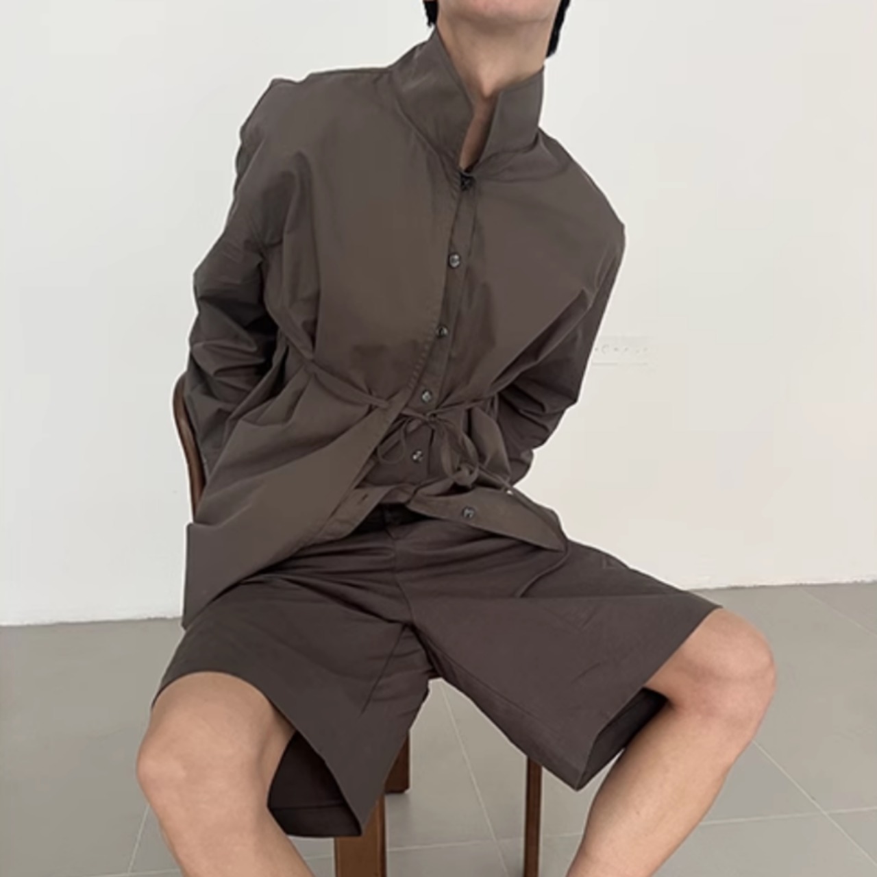 シンプルモダンミドルショーツ　0786