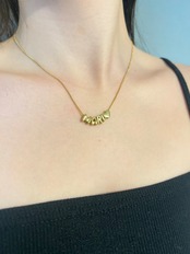 【受注】bubble initial necklace