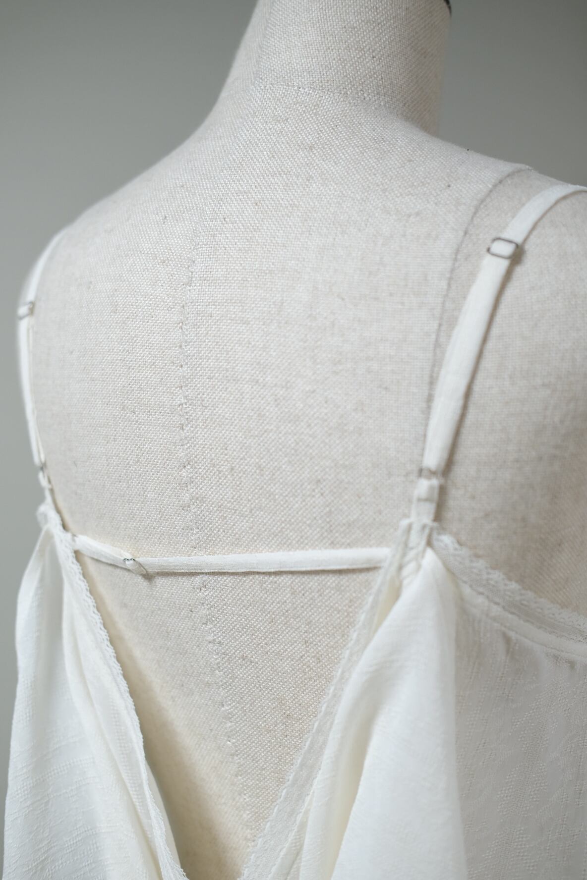 FETICO】LACE JACQUARD CAMI DRESS -Off White- | loop