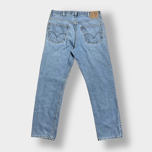 LEVI'S 505 メキシコ製 デニム ジーンズ ジーパン W38 L34 ビッグサイズ レギュラー テーパード 色落ち リーバイス US古着