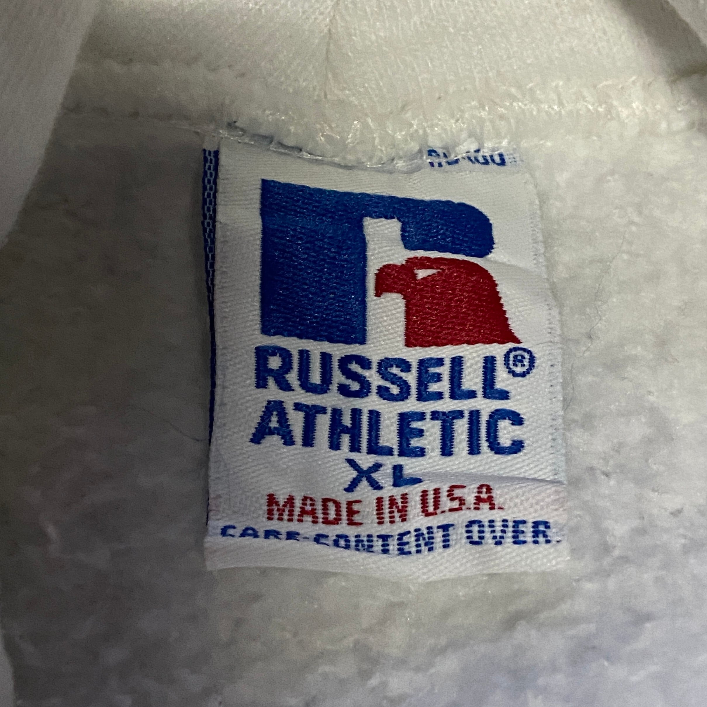XL 90s USA製 RUSSELL ATHLETIC スウェットフーディー
