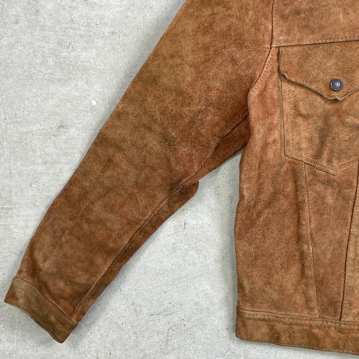 50年代 ショートホーンタグ Levi's リーバイス 3rdタイプ スエード