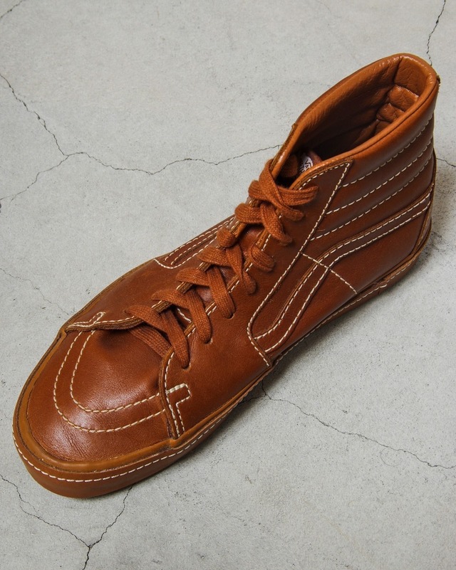 VANS SK8-HI" Brown Leather | Foyer Tokyo
