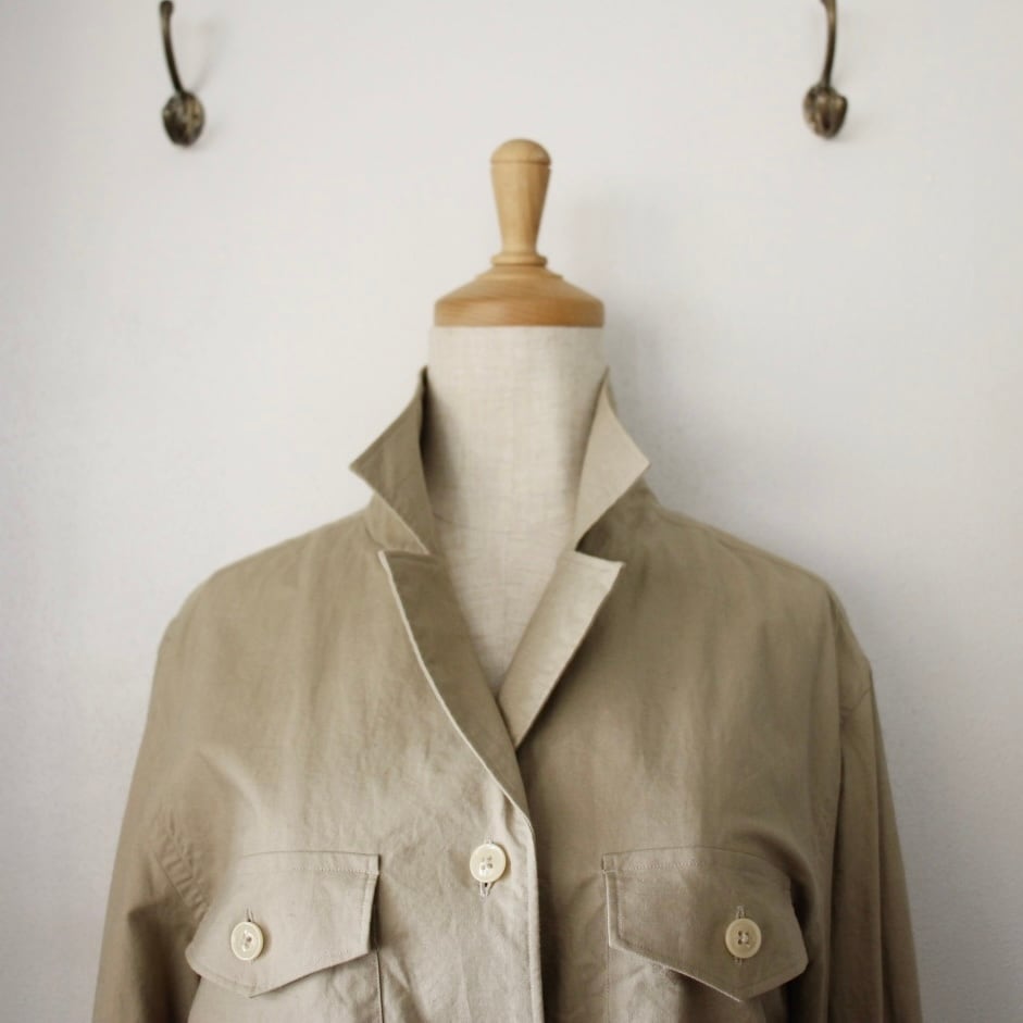 HAND ROOM WOMEN'S サファリジャケット | coromo-cya-ya onlinestore
