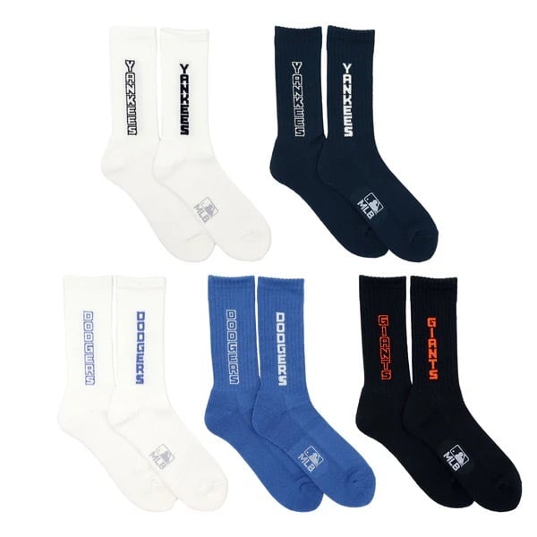 MLB×ROSTER SOX: MLB-289 LOGO MLB SOCKS