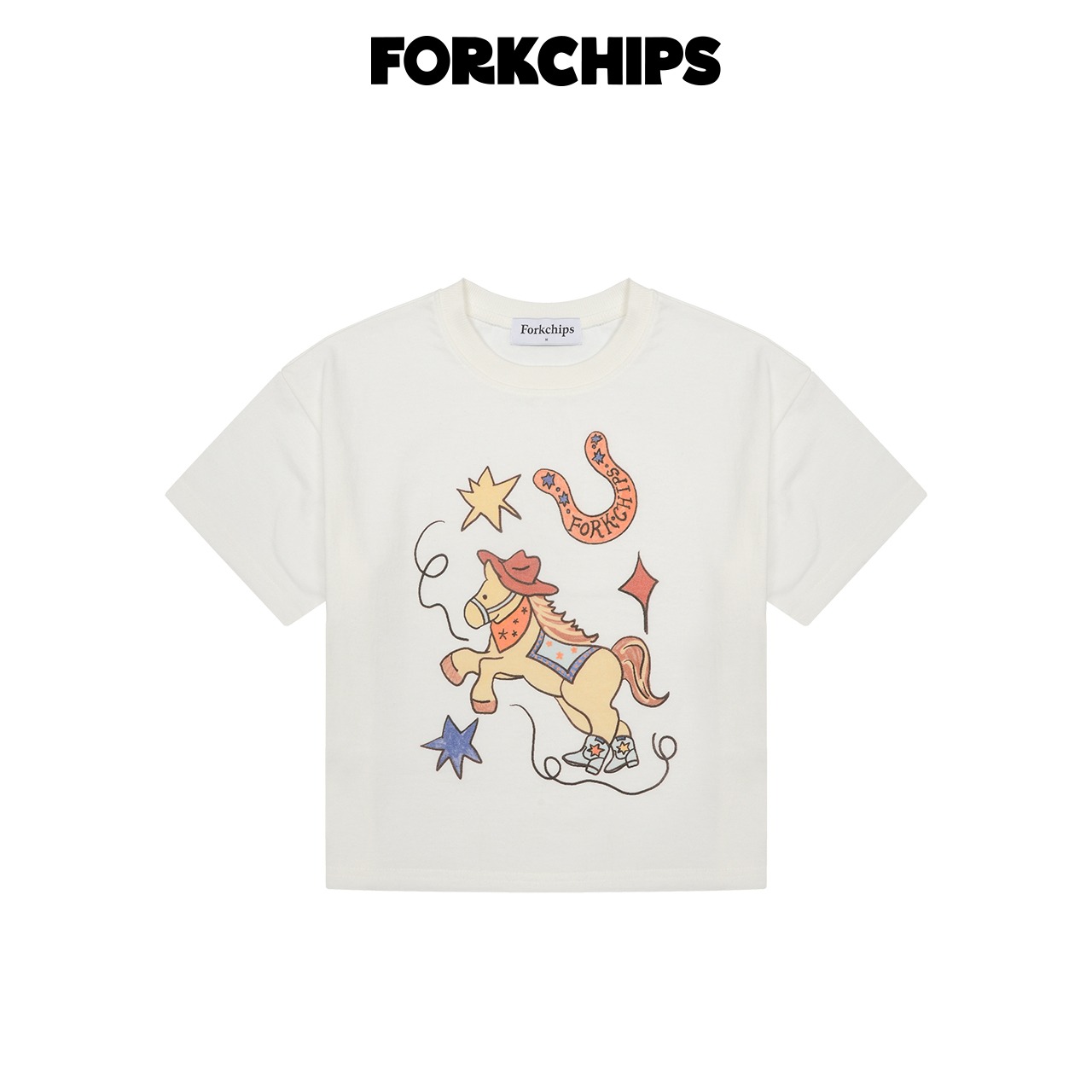[FORKCHIPS] Cowboy T-shirt / [포크칩스] 카우보이티셔츠