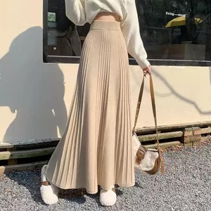 ニット Aライン ロング スカート 10296