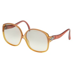 ディオール サングラス オレンジ ピンク プラスチック レディース Dior 【中古】