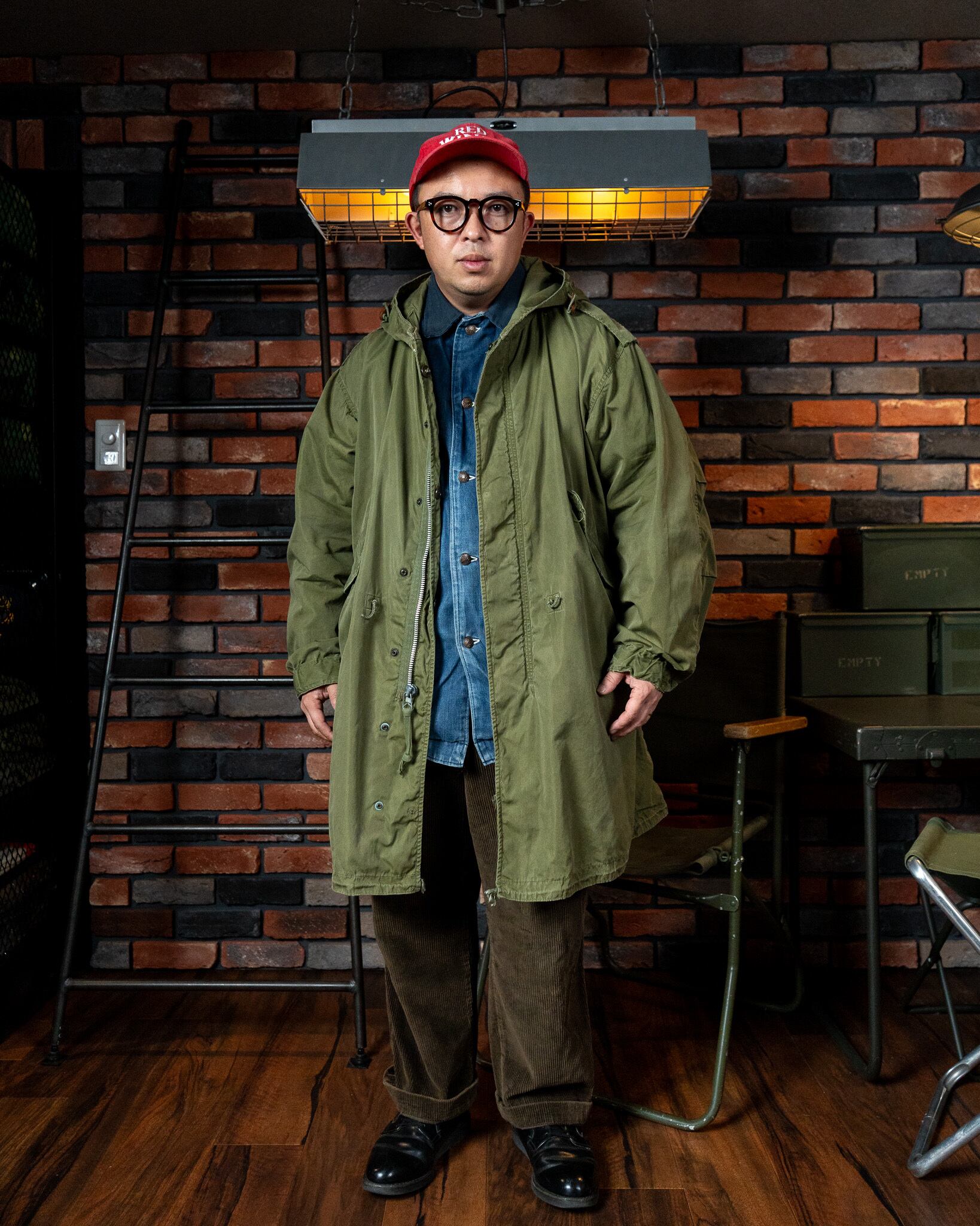 米軍実物 M-51 フィールドジャケットcrownジッパー S-S アメリカ軍 US