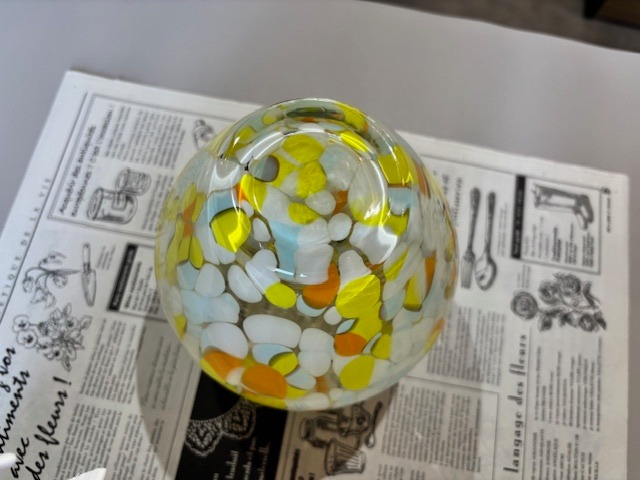 マーブルグラス  　フラワーベース