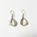 Vintage 925 Silver Hoop Dangle Pirced Earrings Made In Mexico