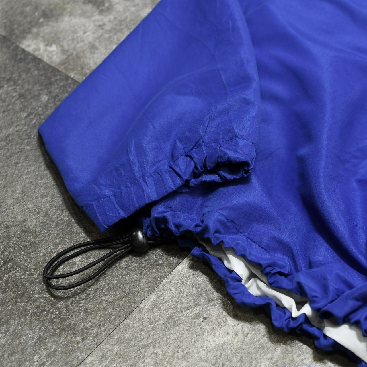 half zip switching design smooth pullover