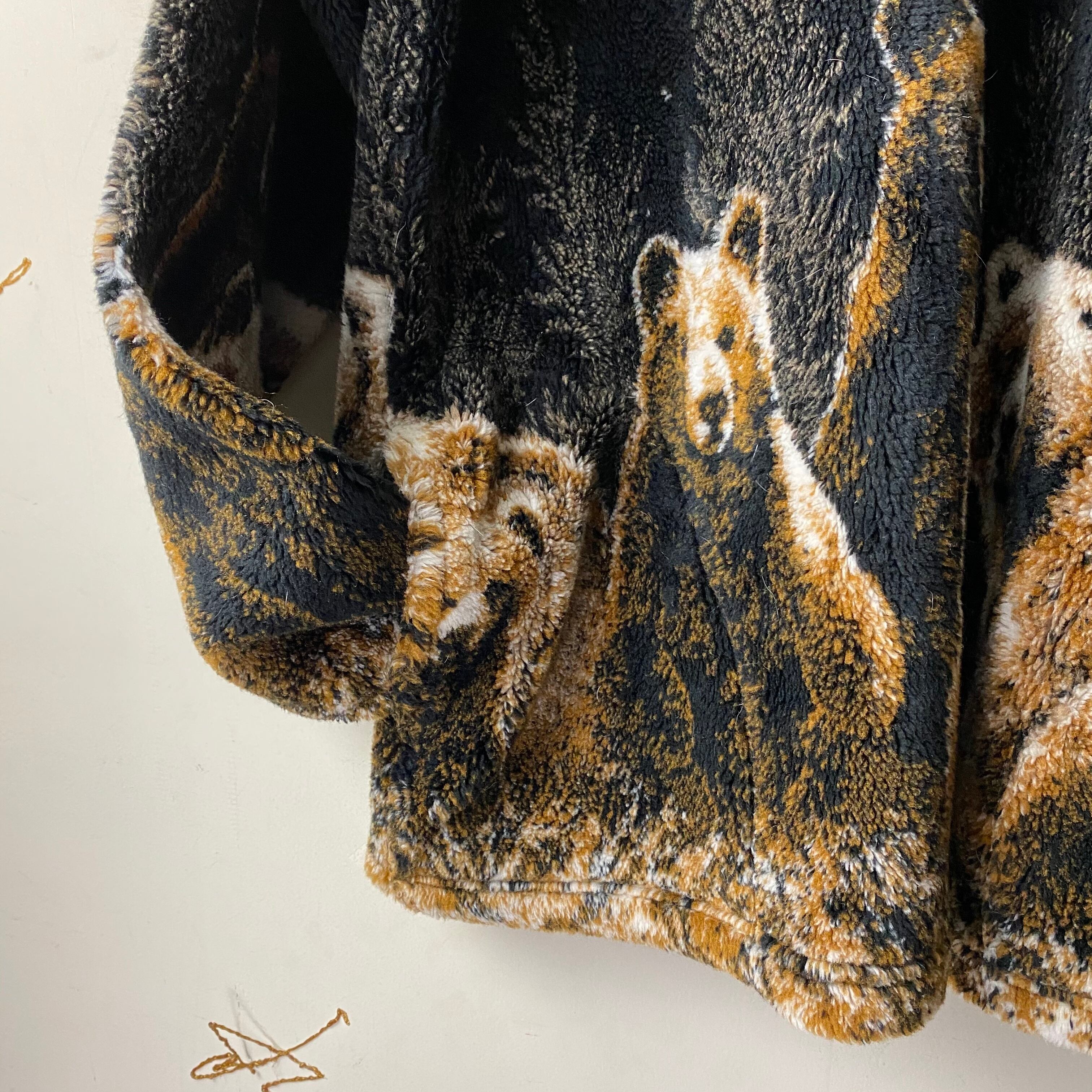 vintage 1990's MAZMANIA pile fleece jacket “bear” | NOIR ONLINE