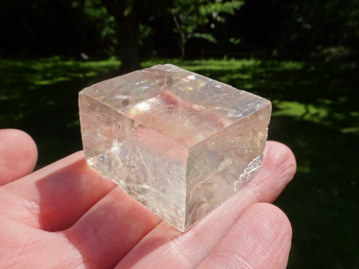 ラオス産イエローオプティカルカルサイト No.2 ~lightfull yellow~