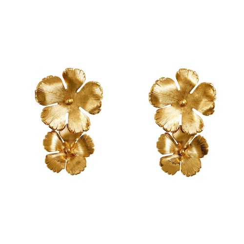 4 レンタルJennifer Behrジェニファーベア Collette Earring- gold-clip　コレットイヤリングorピアス