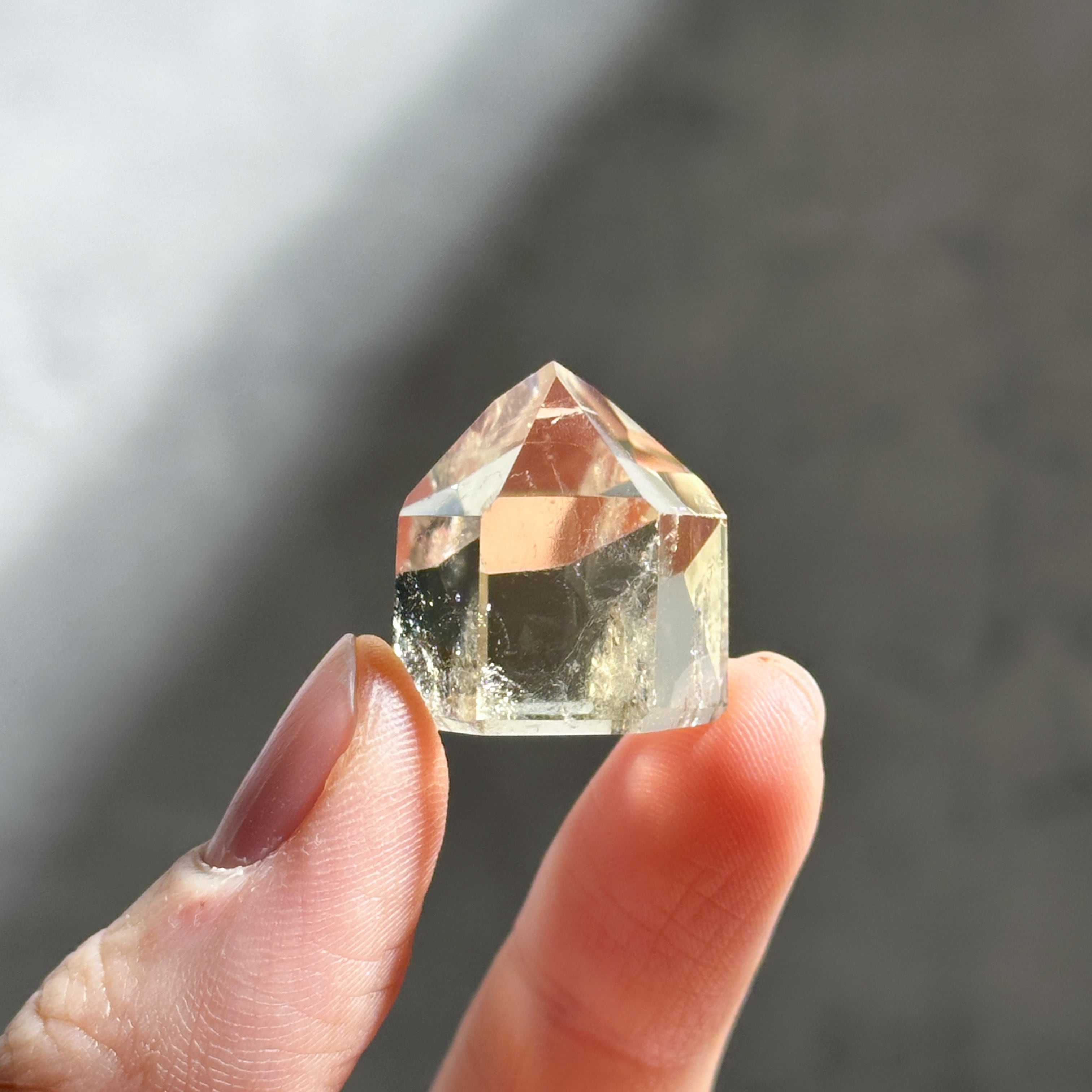 シトリン（黄水晶） タワー3個set 13◇ Citrine ◇ 天然石・鉱物