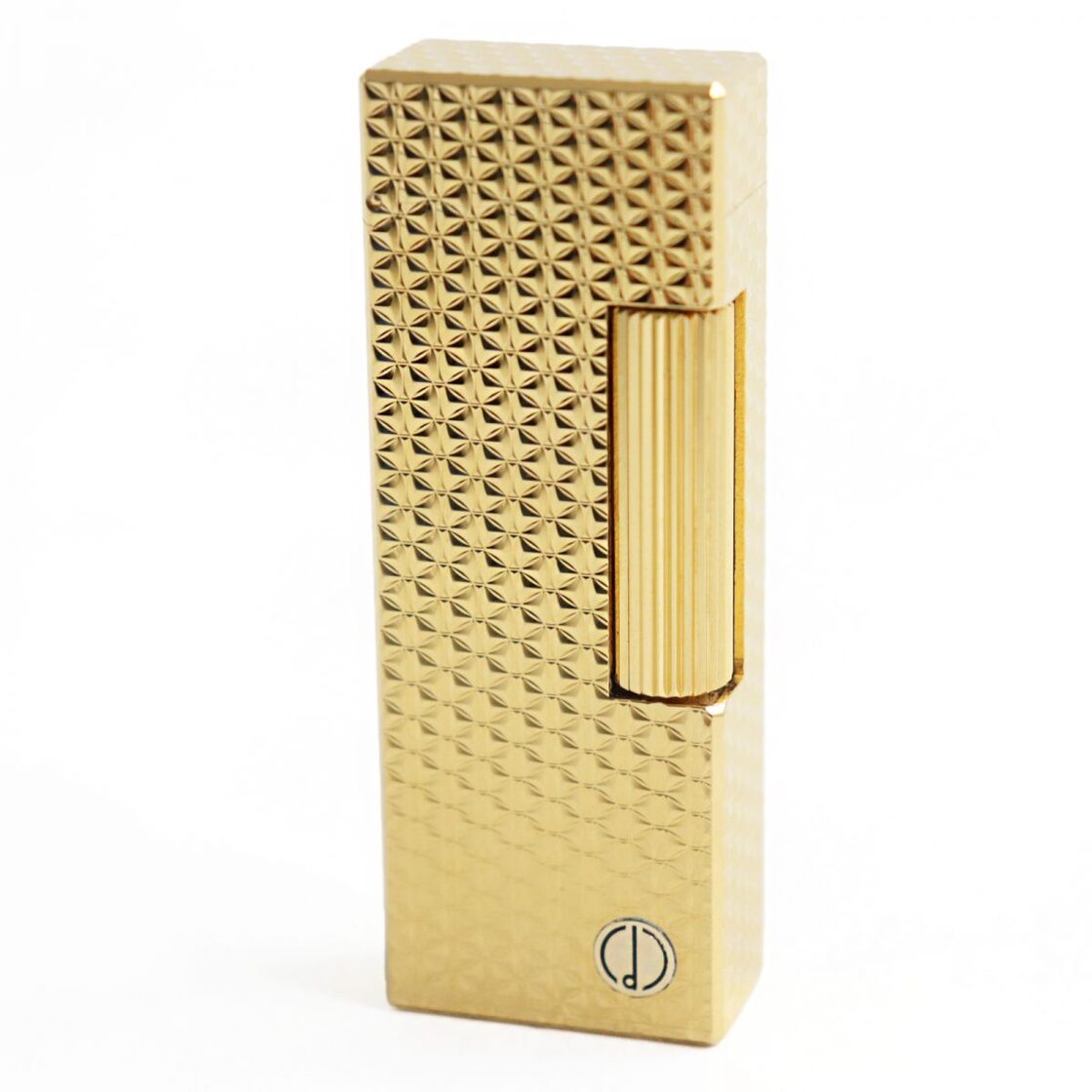 美品○Dunhill ダンヒル スクエア ダイヤモンド柄 ローラー式 喫煙  