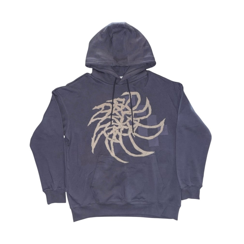 Yumin Ha】Y004125 Thin Stripe Hoodie (Monochrome) | MINERAL