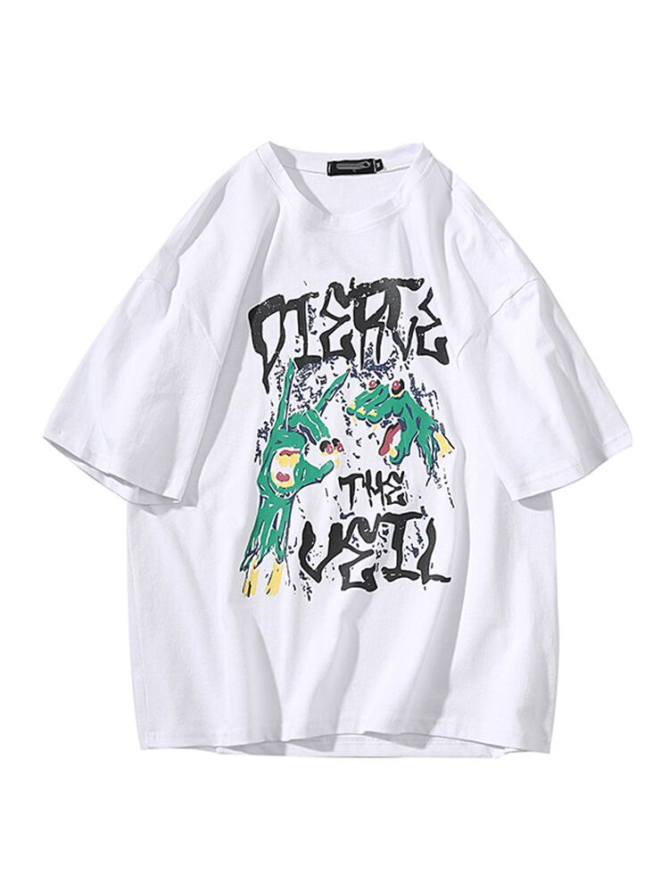 全2色 Tシャツ カットソー プリント カジュアル シンプル