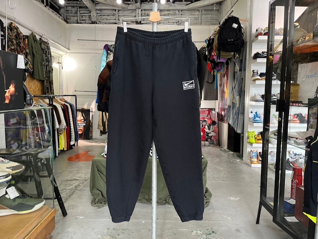 NIKE × STUSSY STONE WASHED FLEECE PANT BLACK SMALL FN5235-010 76257