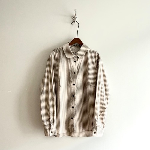 C53124【Sophia】Patterned Round Collar Shirt