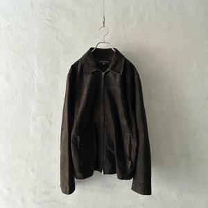 -BANANA REPUBLIC- 00's suede leather jacket