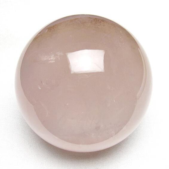 ミルキークォーツ 丸玉 83mm ピンク 一点物 151-6046