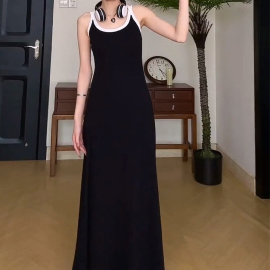 アメリカンスリーブ ロング ワンピース 3412649