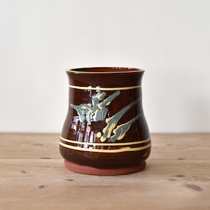 Slipware Flower Vase / スリップウェア フラワーベース / 2101-SLW-111509