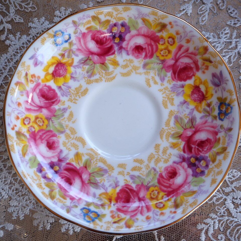 英国ロイヤルアルバート セレナ 希少・小さめカップ&ソーサーA F4