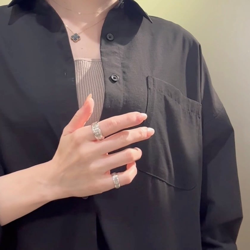 希少【TIFFANY&CO】【15号 】2522 出会うべき、名品 ぽってりシルバー