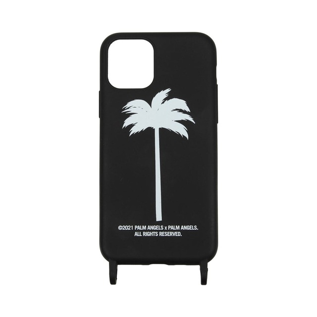 PALM ANGELS パームエンジェルス メンズ iPhoneケース ポリプロピレン ブラック