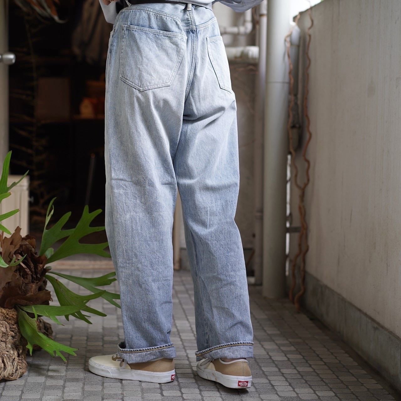 size1 COMOLI BLEACH DENIM コモリ ブリーチ　デニム