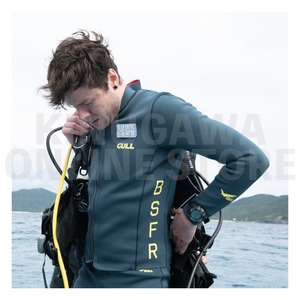 【アウトレット品！BSFR】GULL OnlineStore限定 2ｍｍジャージタッパー メンズ GULL ガル ウェットスーツ