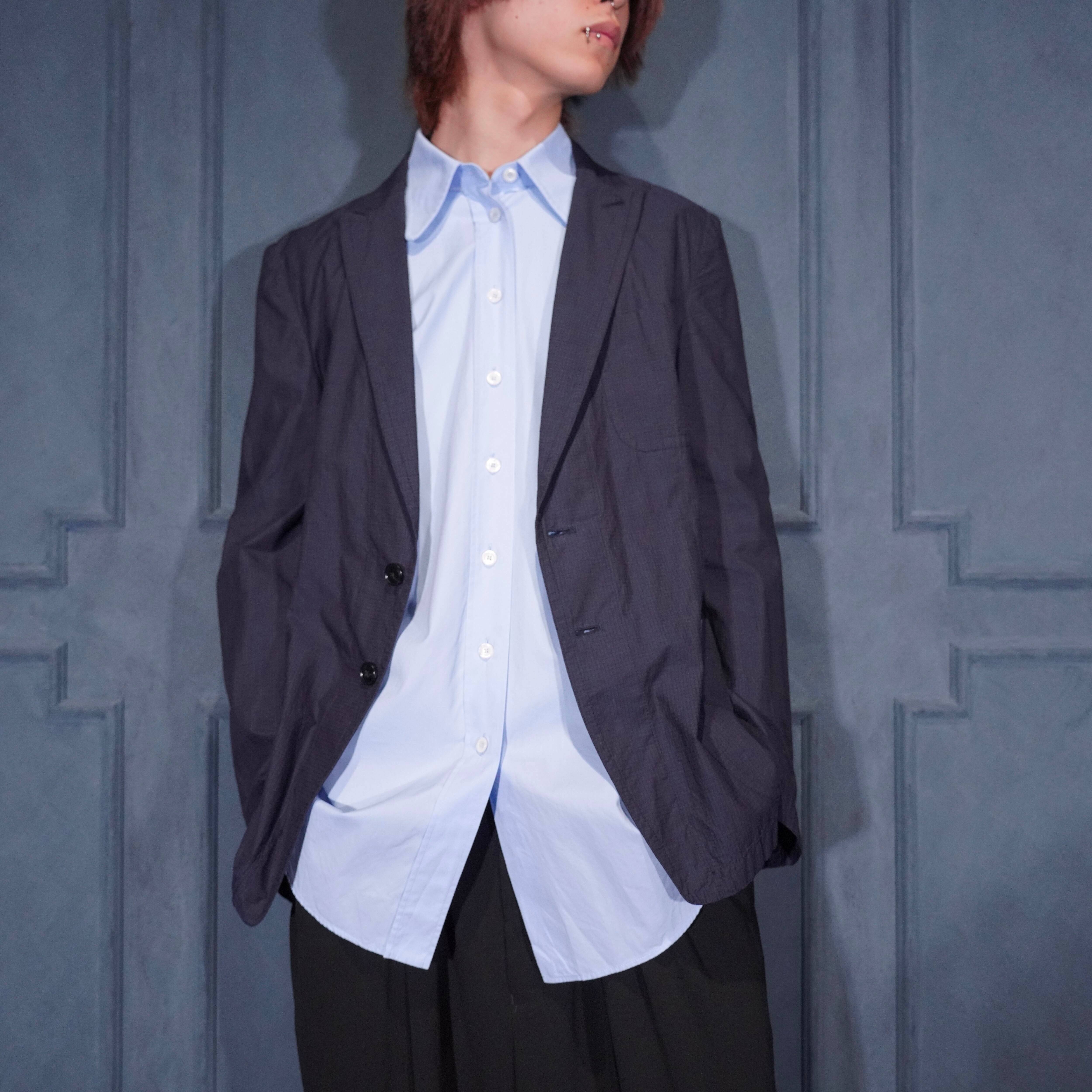 DRIES VAN NOTEN RIPSTOP DESIGN COTTON TAILORED JACKET/ドリスヴァン